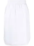 Fabiana Filippi elasticated-waist midi skirt - White