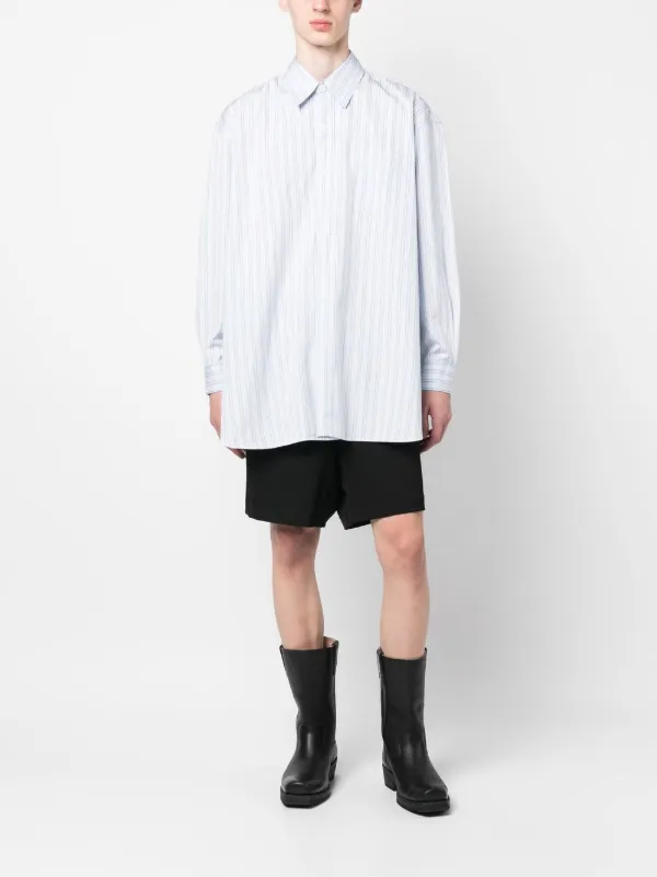 Tシャツ・カットソー OUR LEGACY SS23 SHIRT WITH STRIPE PATTERN (W2232PSS_STRIPE) OUR LEGACY Striped Cotton Shirt | Blue | FARFETCH OM