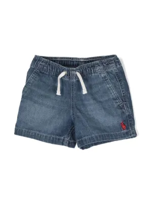 Ralph Lauren Kids 키즈 컬렉션 - 여아 / 데님 반바지 - 파페치 Ralph Lauren Kids 키즈 컬렉션 - 여아 / 데님 반바지 - 파페치
