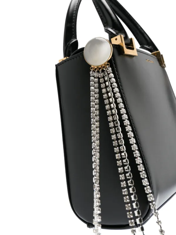 Magda Butrym Zorya crystal-embellished Mini Bag | Black