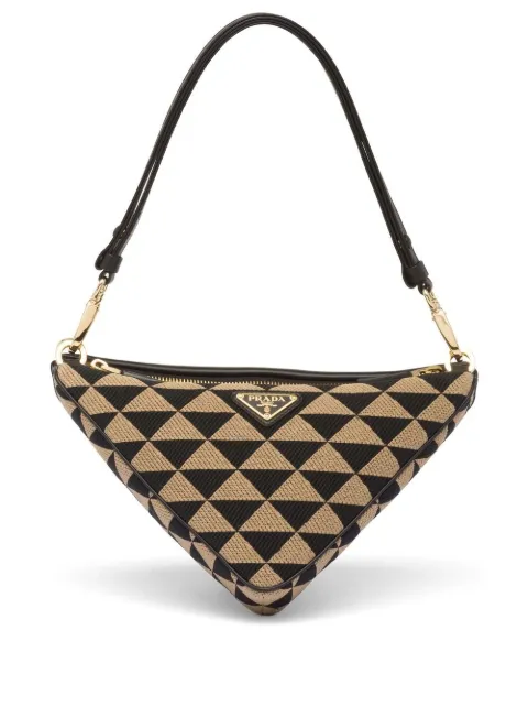 Prada Symbole embroidered mini bag
