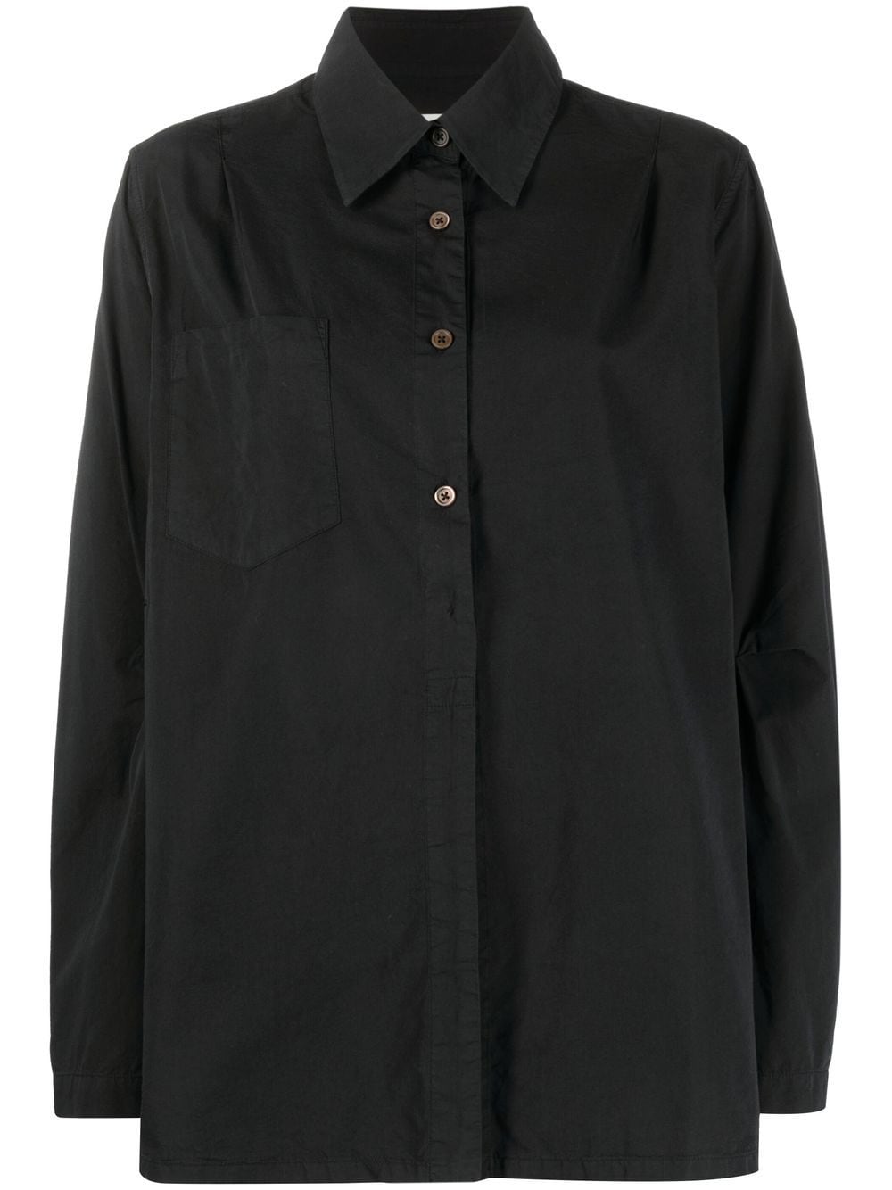 Shop Our Legacy Oversized Long-sleeve Shirt In Black
