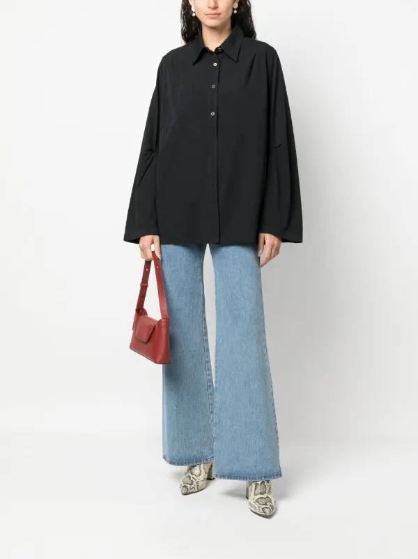 Oversized long 2024 sleeve shirt