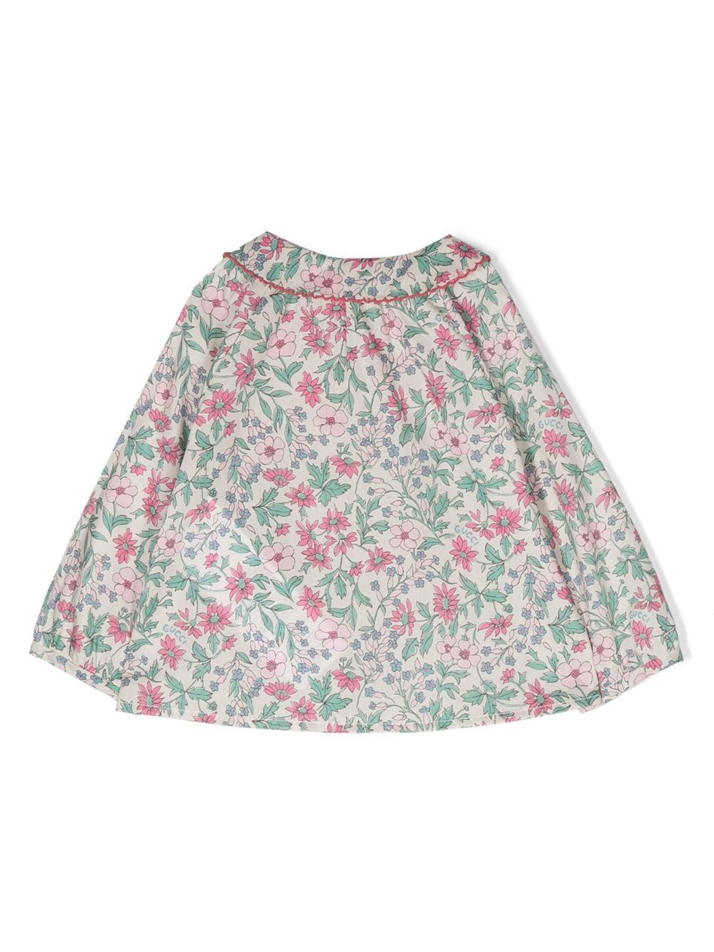 Gucci Kids floral-print shirt - Pink