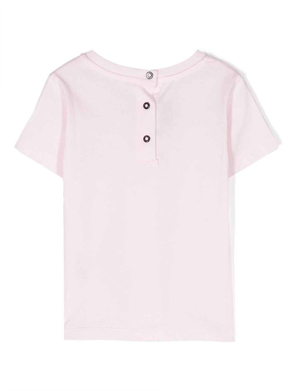 Balmain Kids logo-print cotton T-shirt - Roze