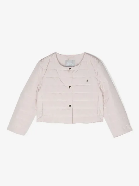 Herno Kids front press-stud fastening jacket