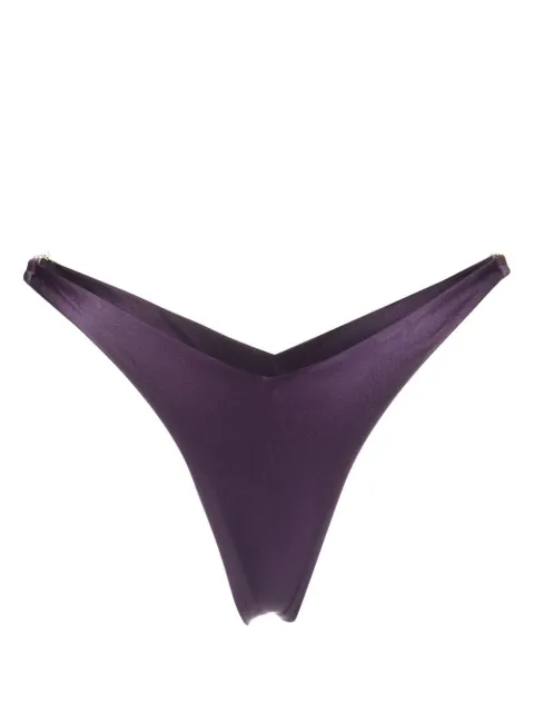 GCDS logo-hardware bikini bottoms