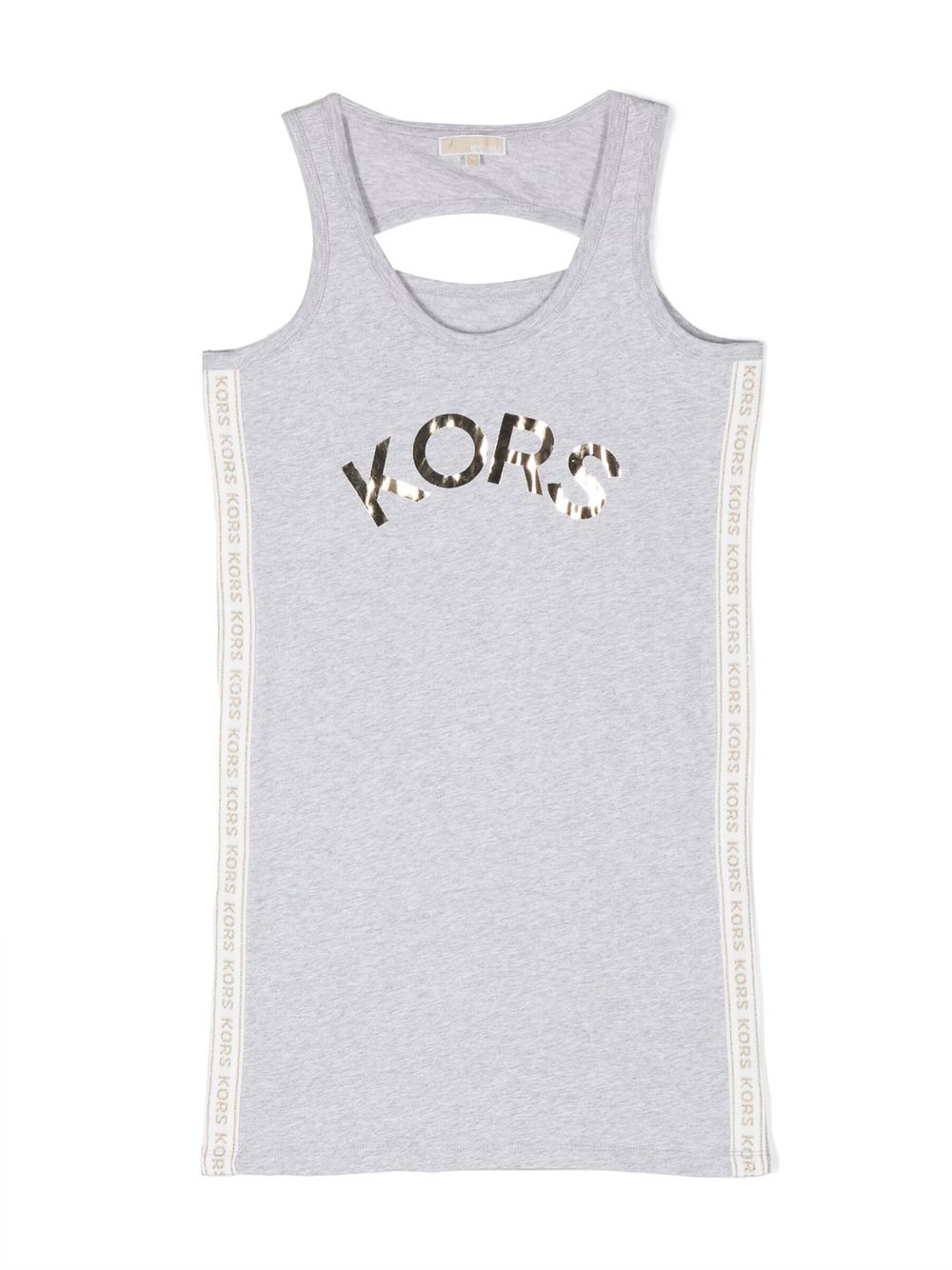 Michael Kors Kids' Logo-print Tank Top In Grau