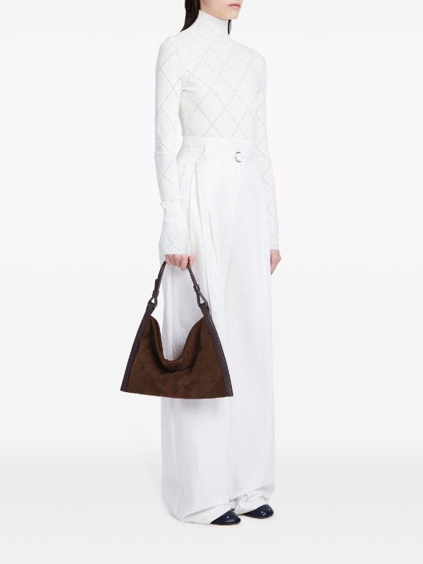 Proenza Schouler White Label Minetta Suede Tote Bag - Farfetch