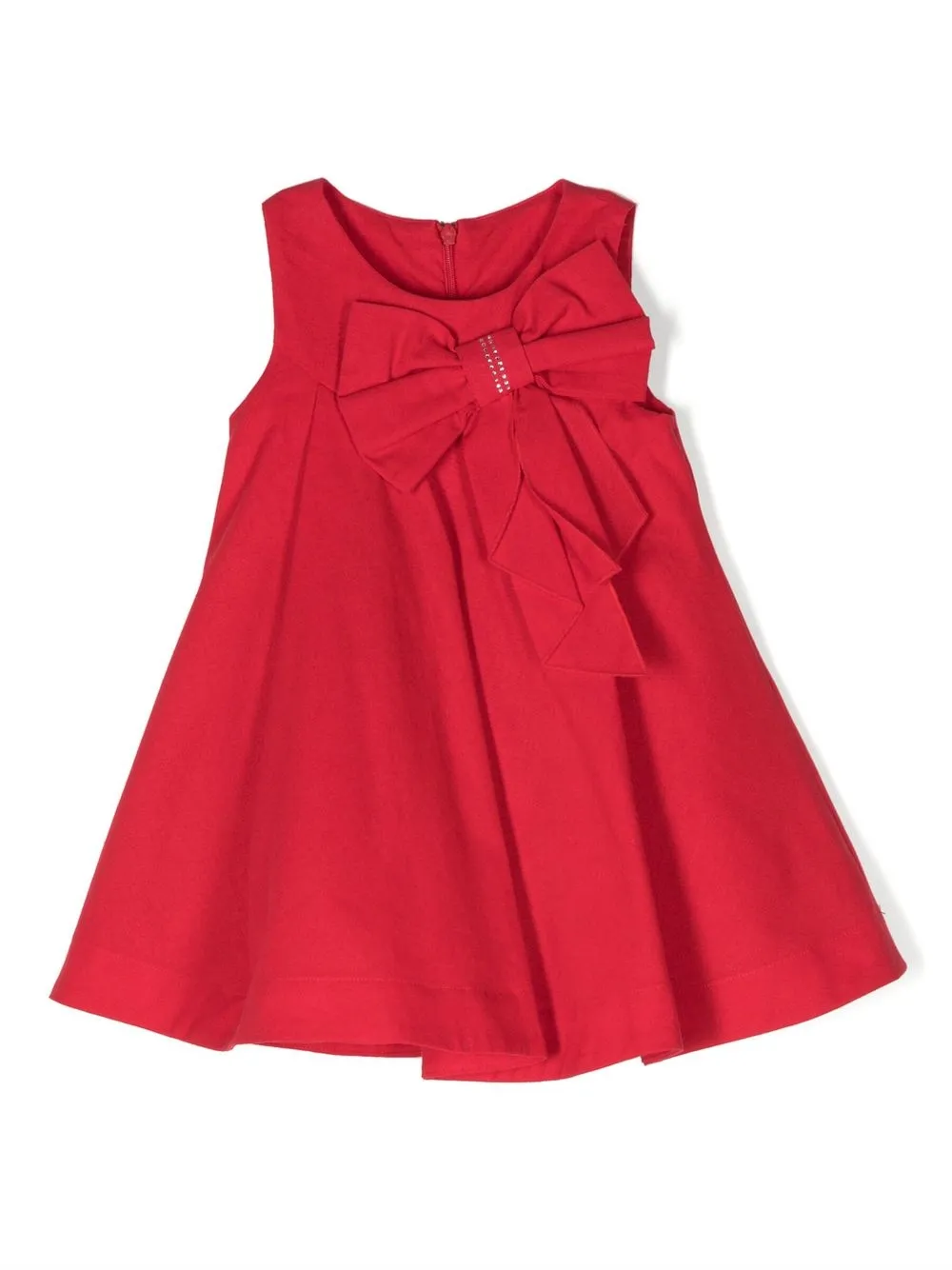 

Lapin House bow-detail sleeveless dress - Red