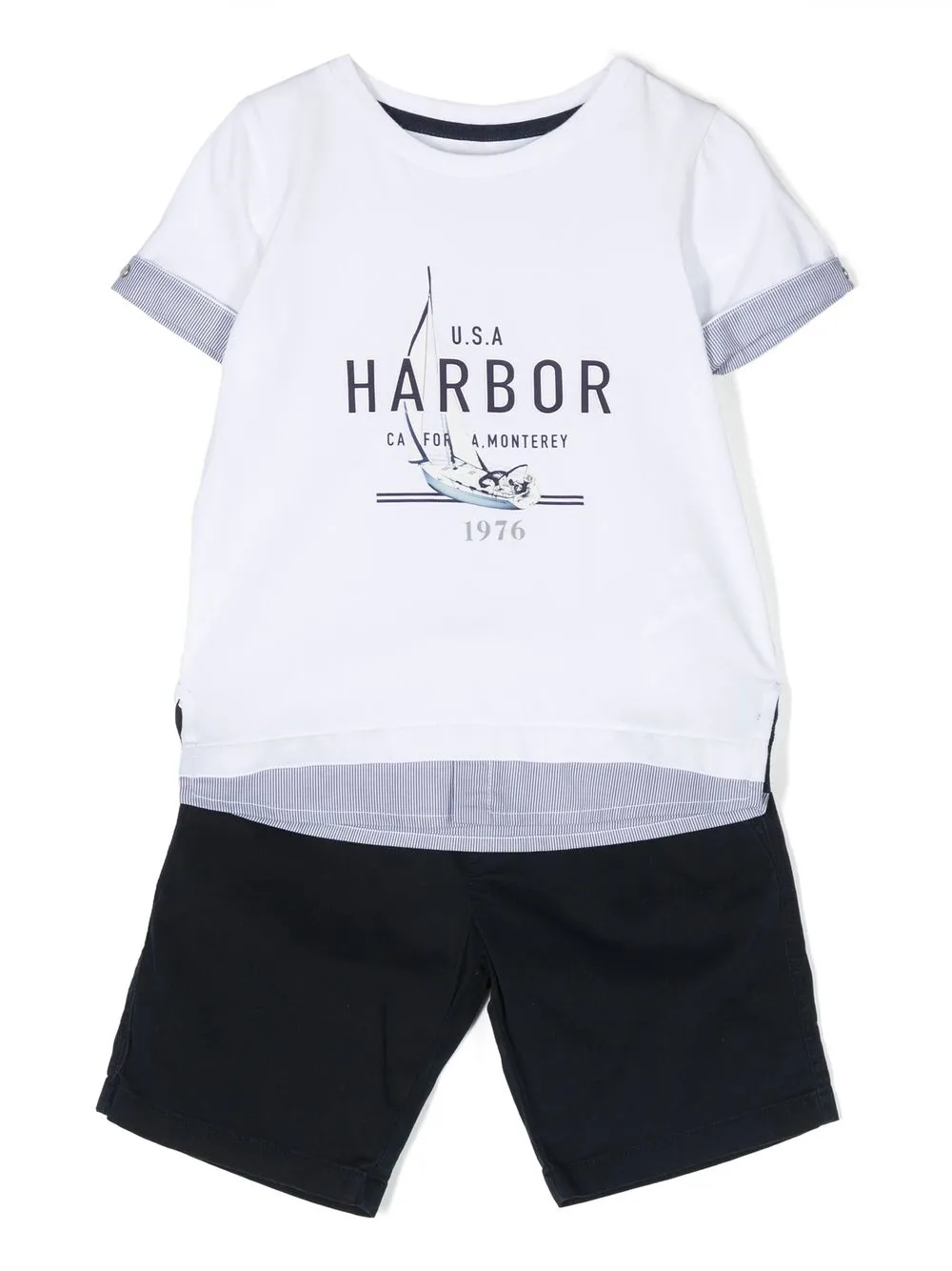 

Lapin House set de shorts con estampado gráfico - Blanco