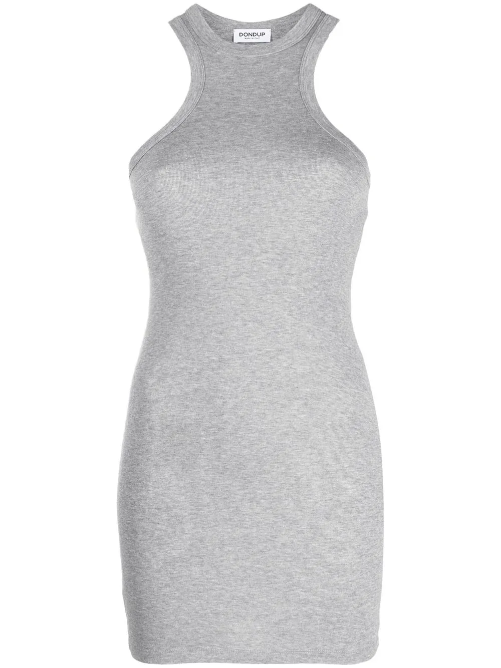 

DONDUP rear cut-out detailing dress - Grey