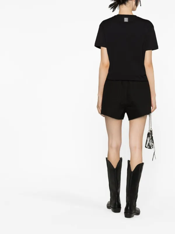 Raf Simons graphic-print Cotton T-shirt | Black | FARFETCH