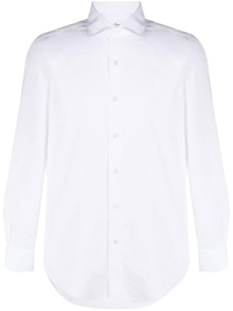 Finamore 1925 Napoli long-sleeved cotton shirt