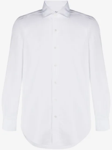 Finamore 1925 Napoli long-sleeved cotton shirt
