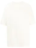 Y-3 short-sleeved jersey-knit T-shirt - Neutrals
