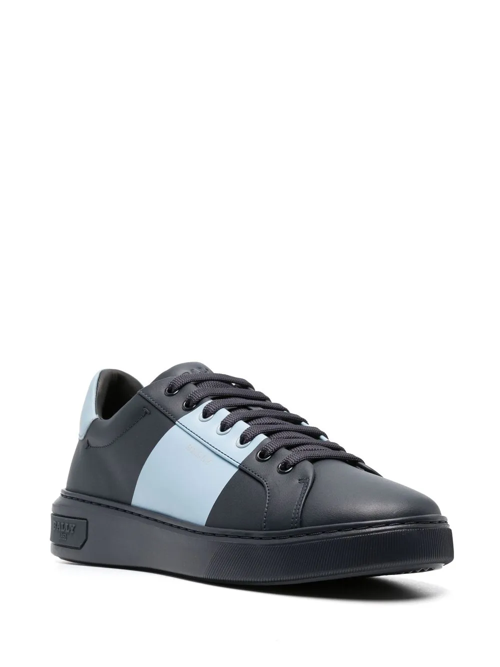 Bally Sneakers met colourblocking - Blauw