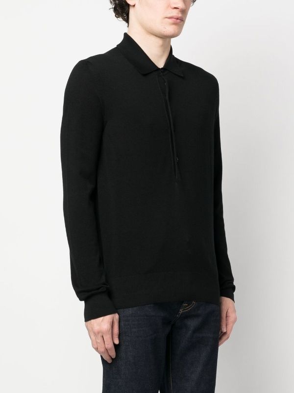 TOM FORD long-sleeve Polo Shirt - Farfetch