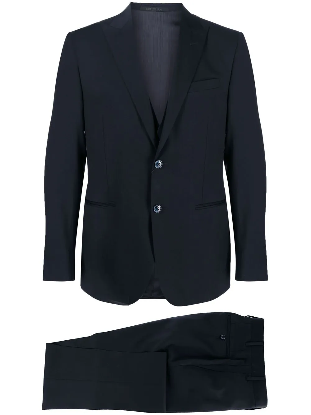 

Corneliani three-piece suit - Blue