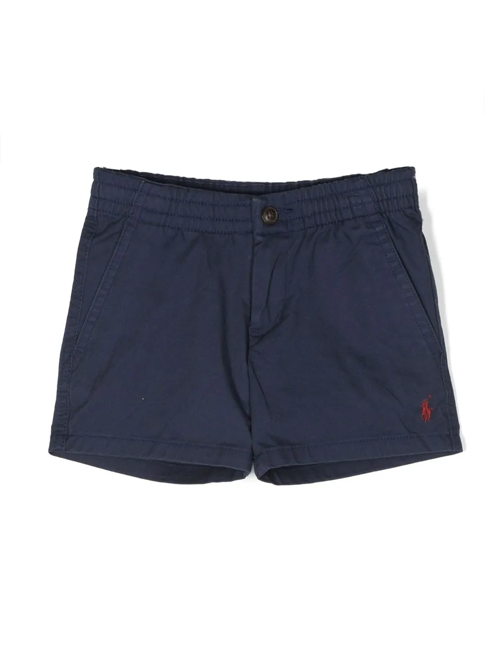 

Ralph Lauren Kids logo-embroidered chino shorts - Blue