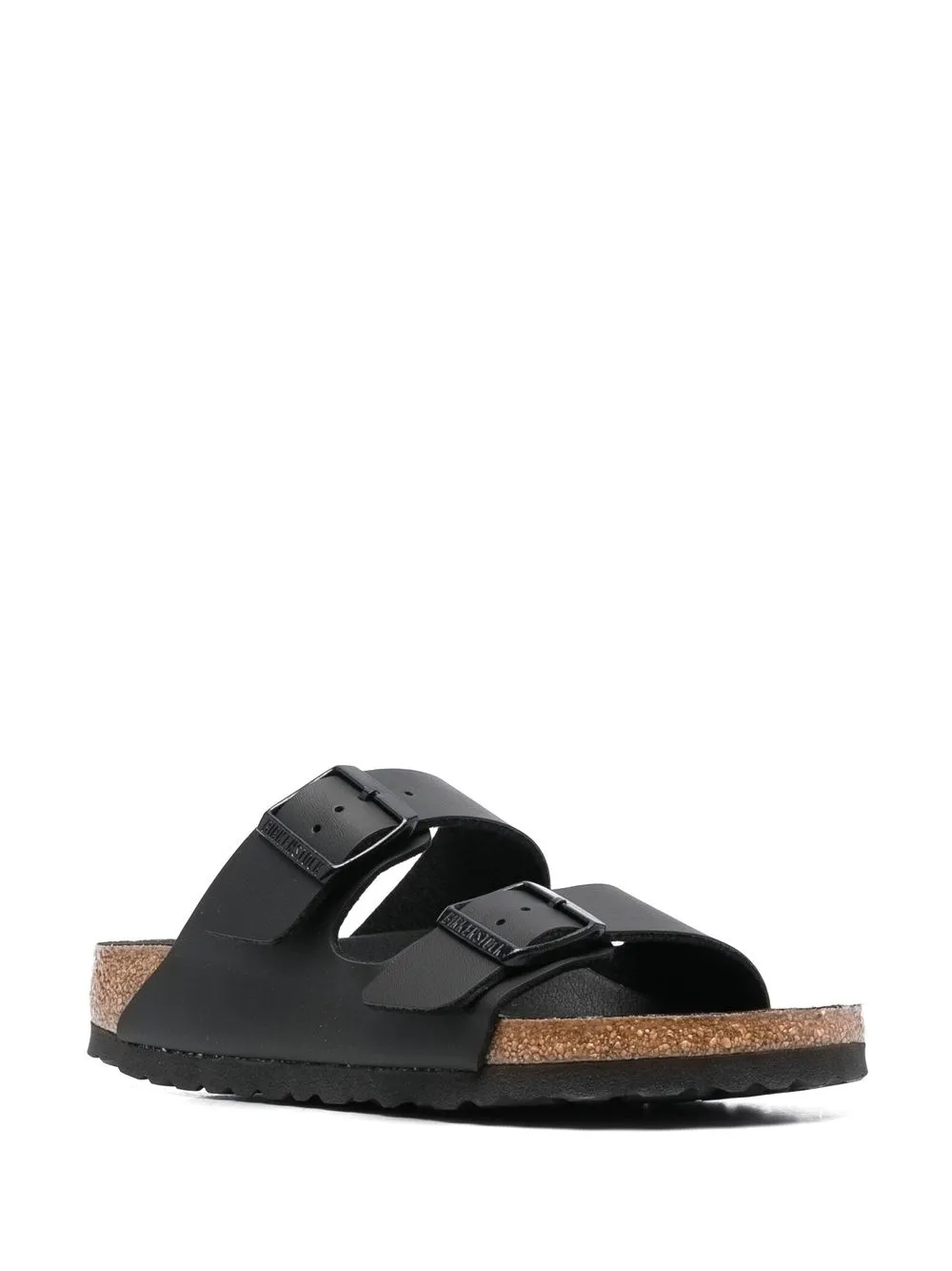 arizona double buckle slide sandals
