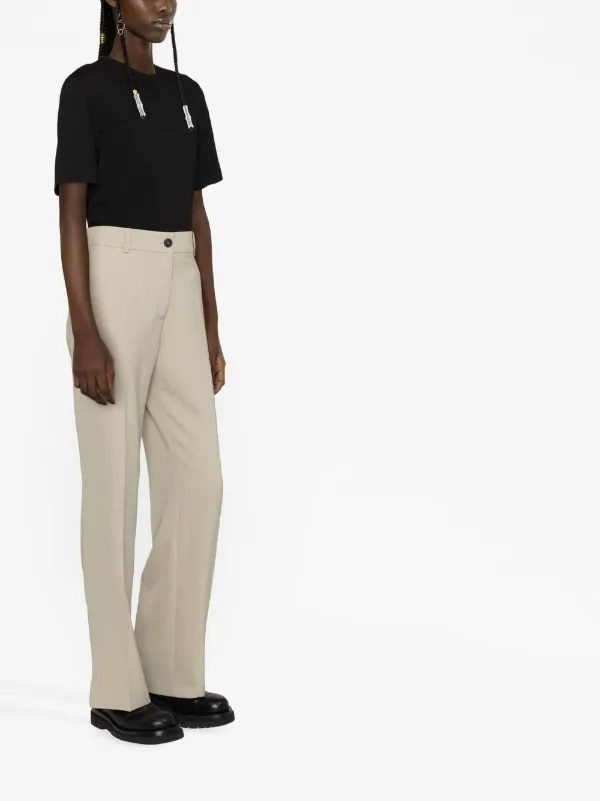 Studio Nicholson Rie Tailored Trousers | Neutrals | FARFETCH