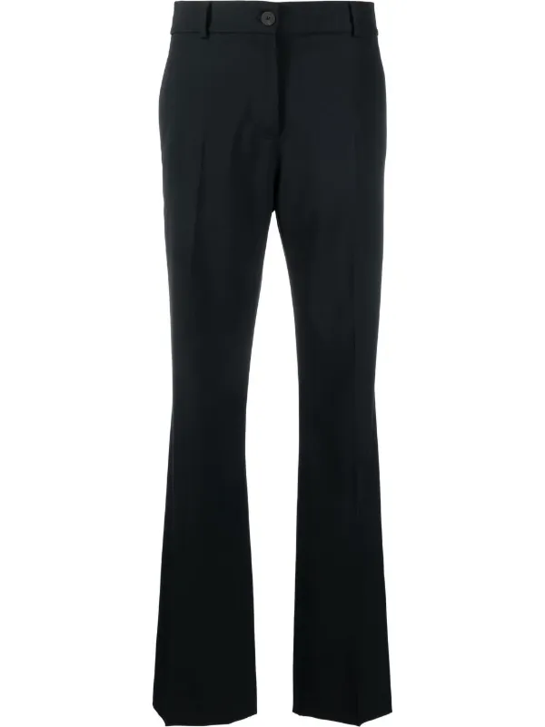 Studio Nicholson Rie Virgin Wool-blend Tailored Trousers in Blue