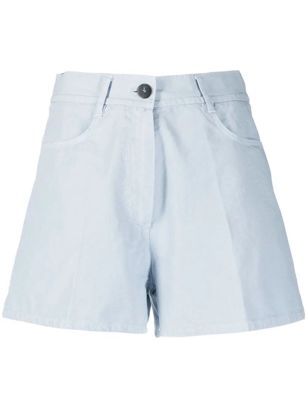 

Forte Forte cotton canvas short shorts - Blue