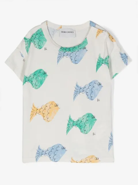 Bobo Choses T-Shirt mit Fische-Print