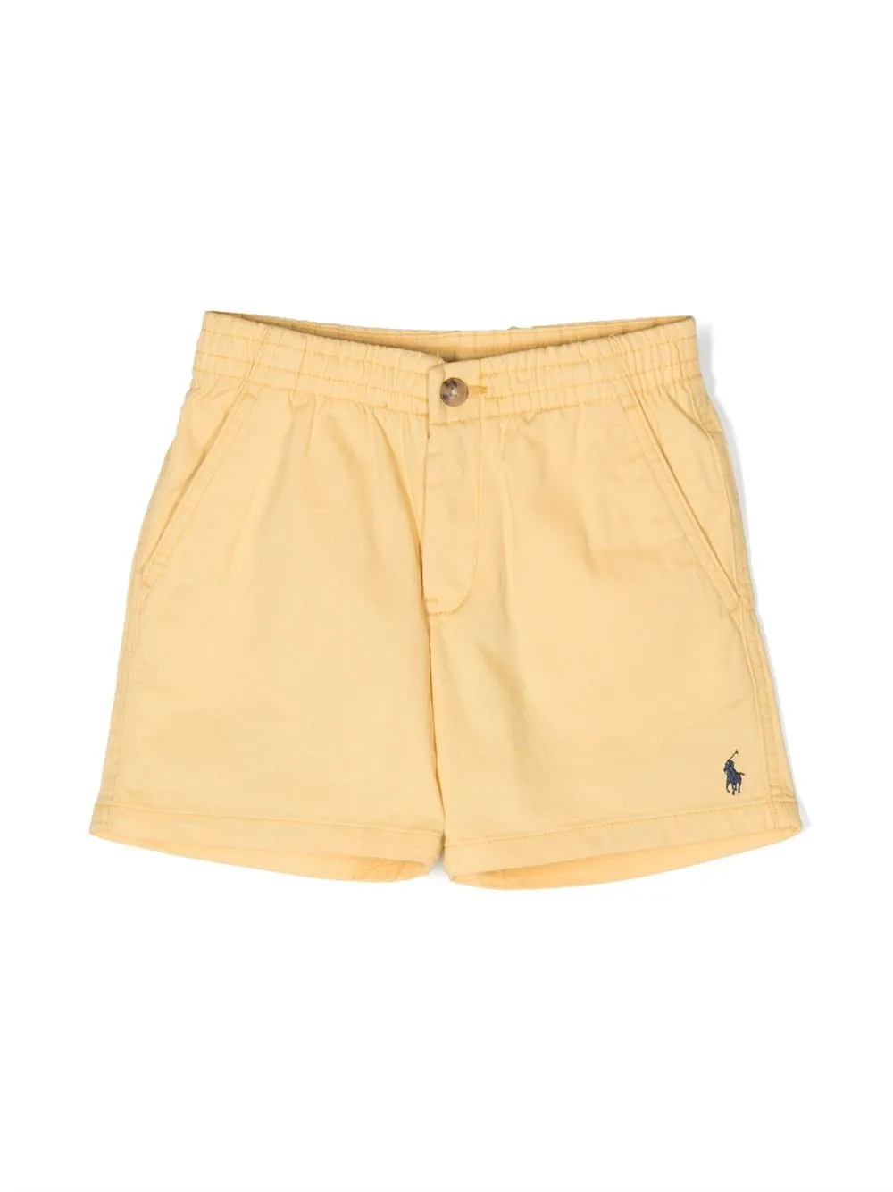 

Ralph Lauren Kids logo-embroidered chino shorts - Yellow
