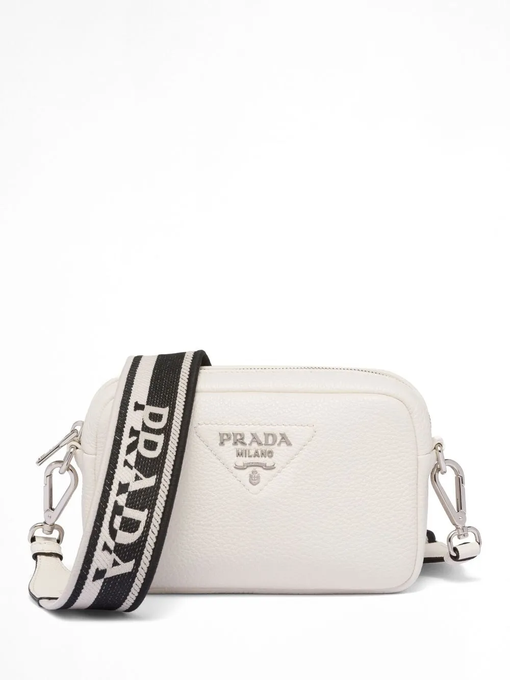 Prada logo-plaque Crossbody Bag - Farfetch