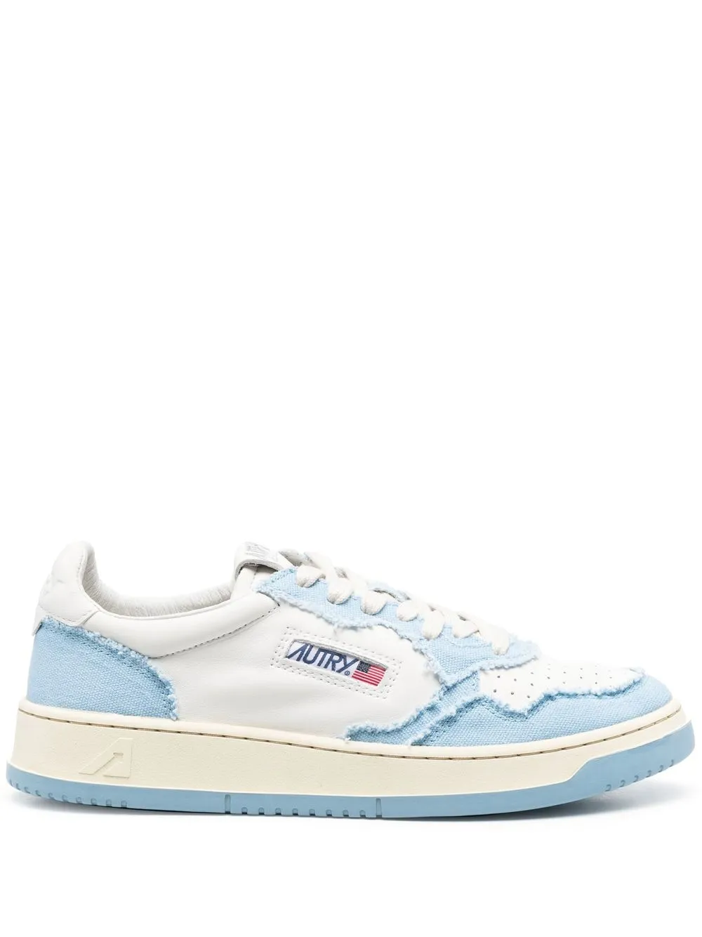 

Autry Medalist panelled low-top sneakers - Blue