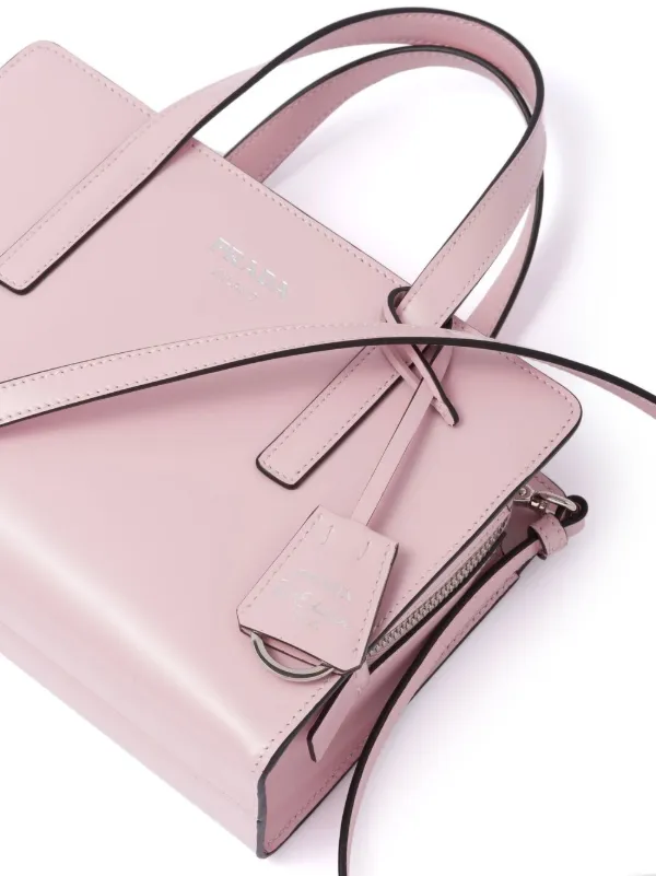 Prada Re-Edition 1995 brushed-leather Mini Handbag | Pink