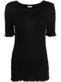 Skall Studio Edie Pointelle Tee - Black