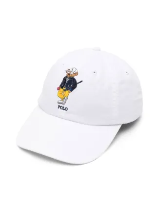 Polo bear cap white hotsell