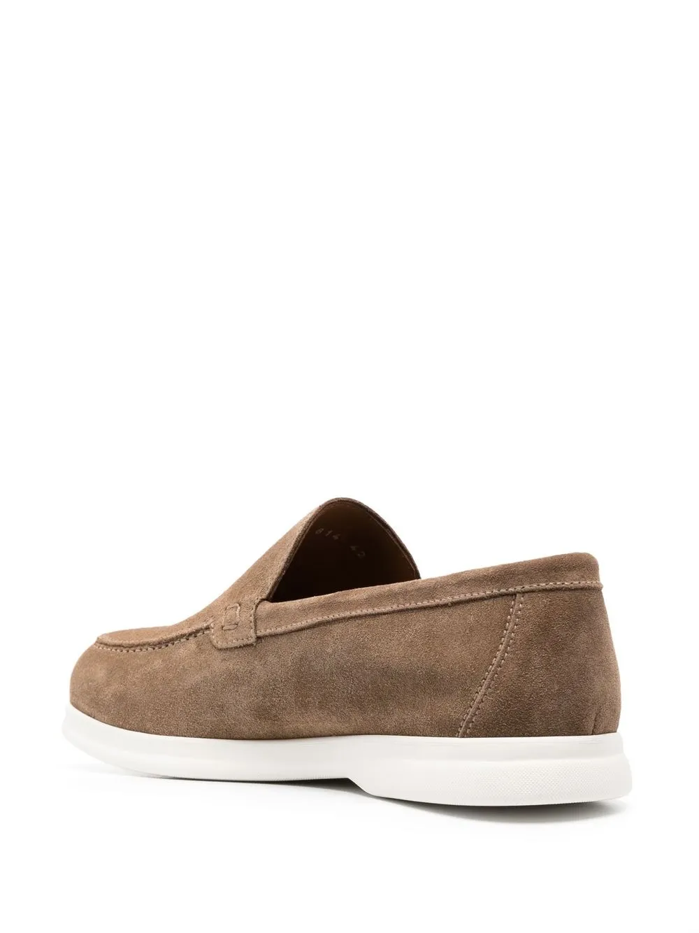 Shop Doucal's 25mm Suede Loafers In Braun