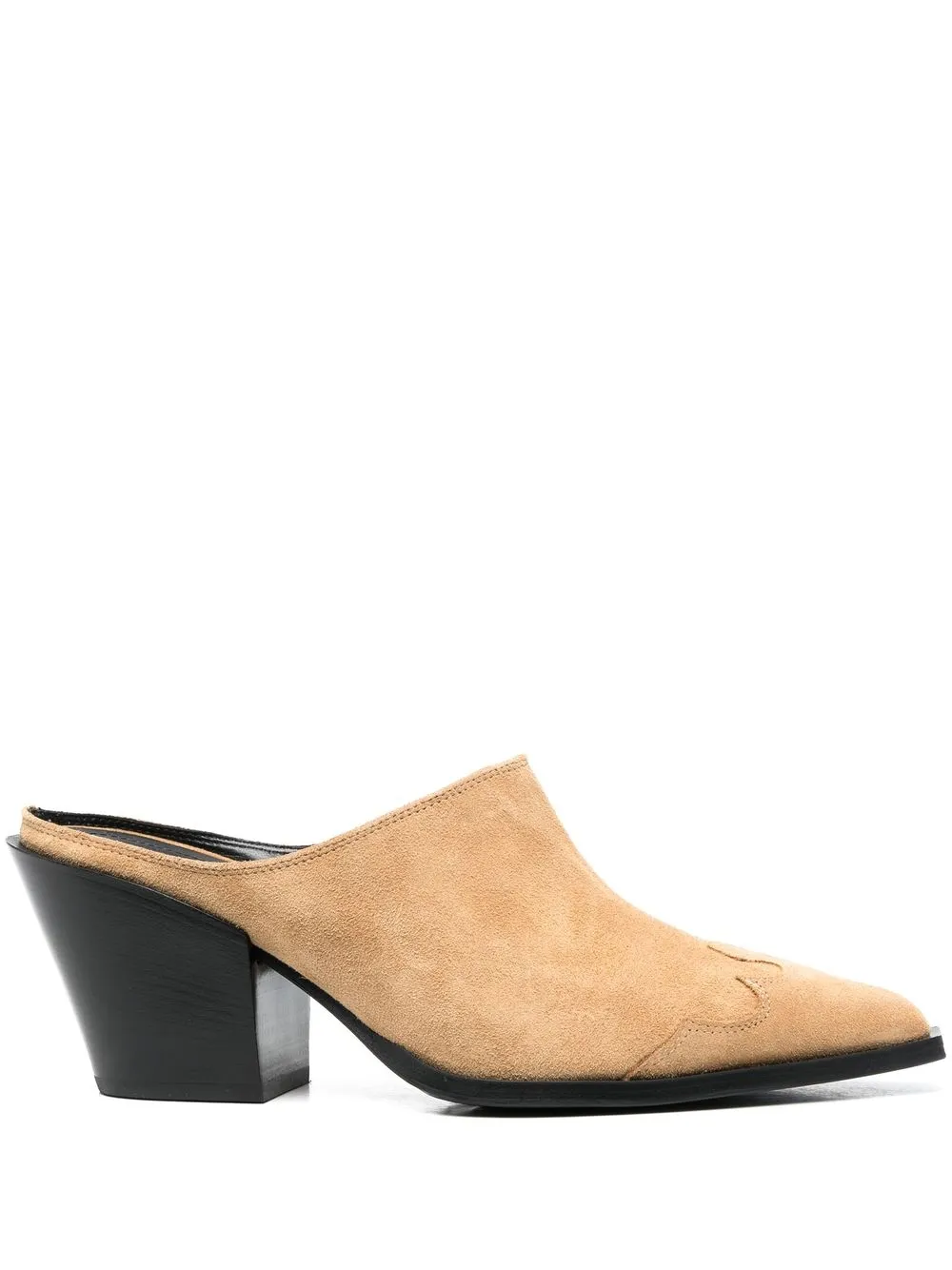 

Aeyde suede 80mm mules - Brown