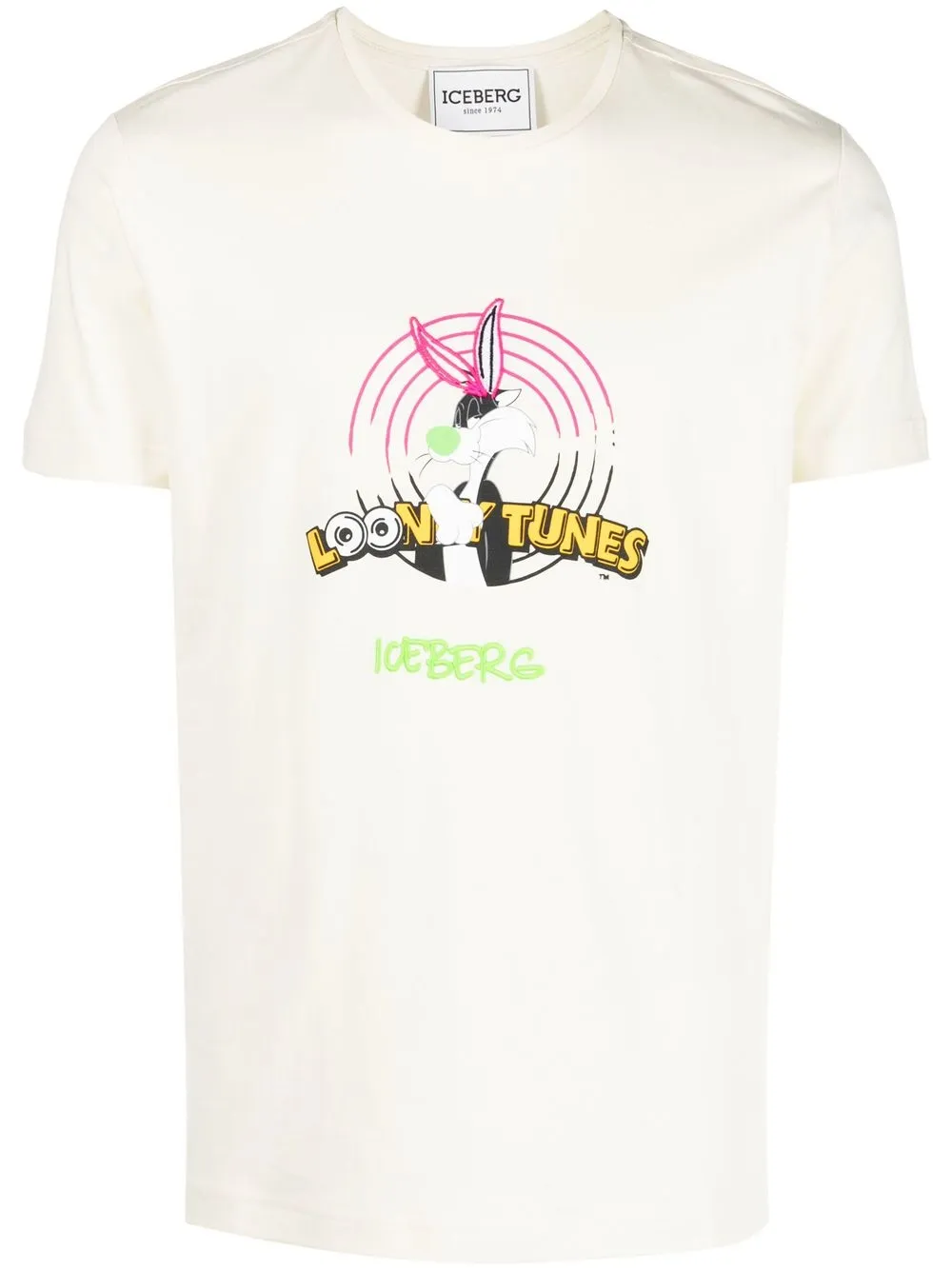 

Iceberg Looney Tune logo-print T-shirt - Yellow