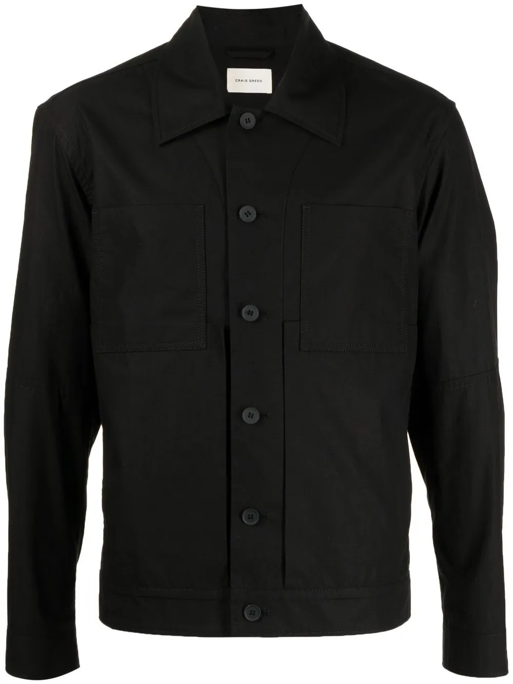 

Craig Green cotton worker jacket - Black