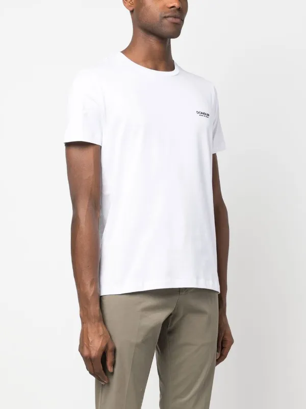 DONDUP Chest Print Logo t-shirt | White | FARFETCH IL DONDUP Chest Print Logo t-shirt | White | FARFETCH IL