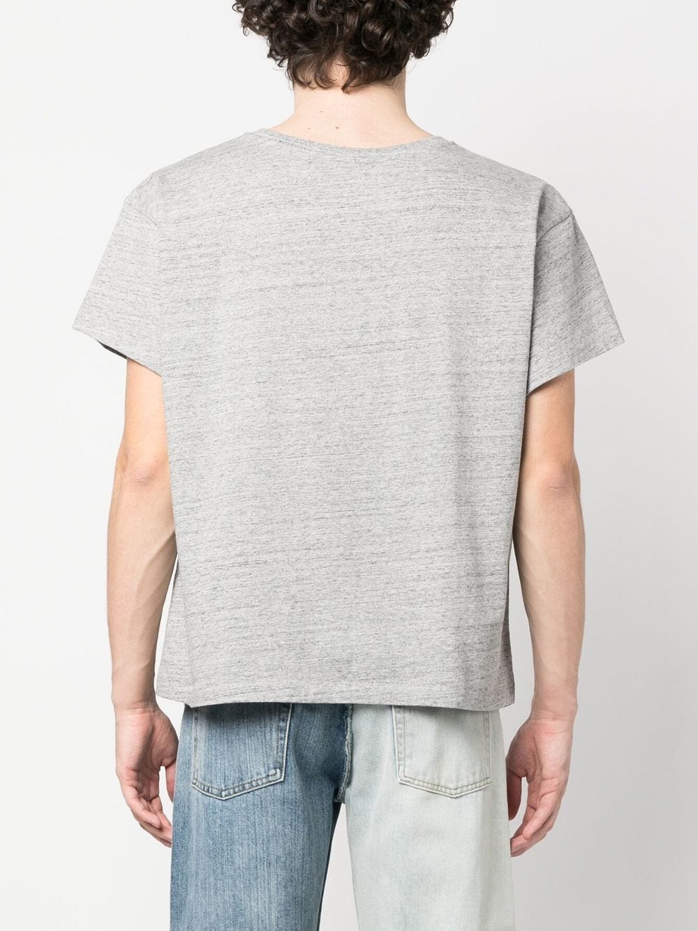 Shop Kenzo Logo-print Short-sleeve T-shirt In 灰色