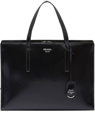 Prada Re-Edition 1995 brushed-leather Handbag - Farfetch