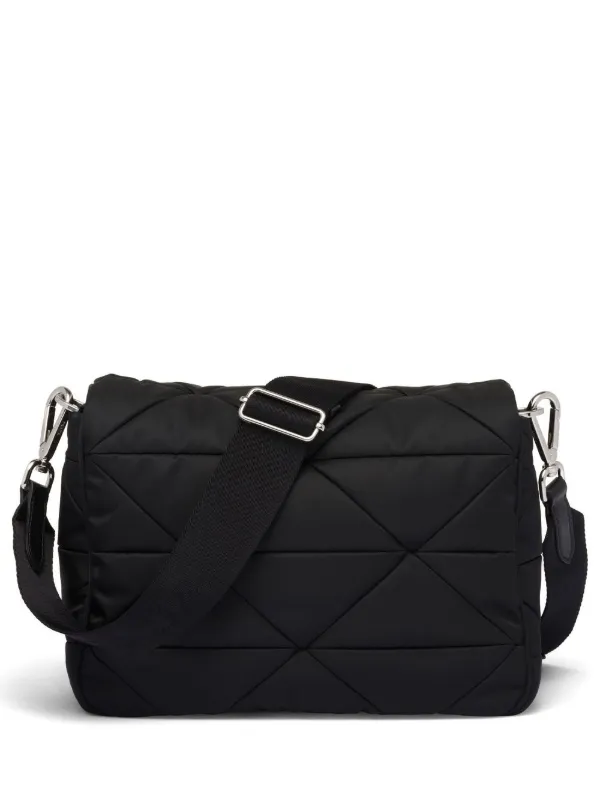 Prada Large Padded Nylon Shoulder Bag - Farfetch