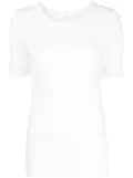 Skall Studio Edie Pointelle Tee - White