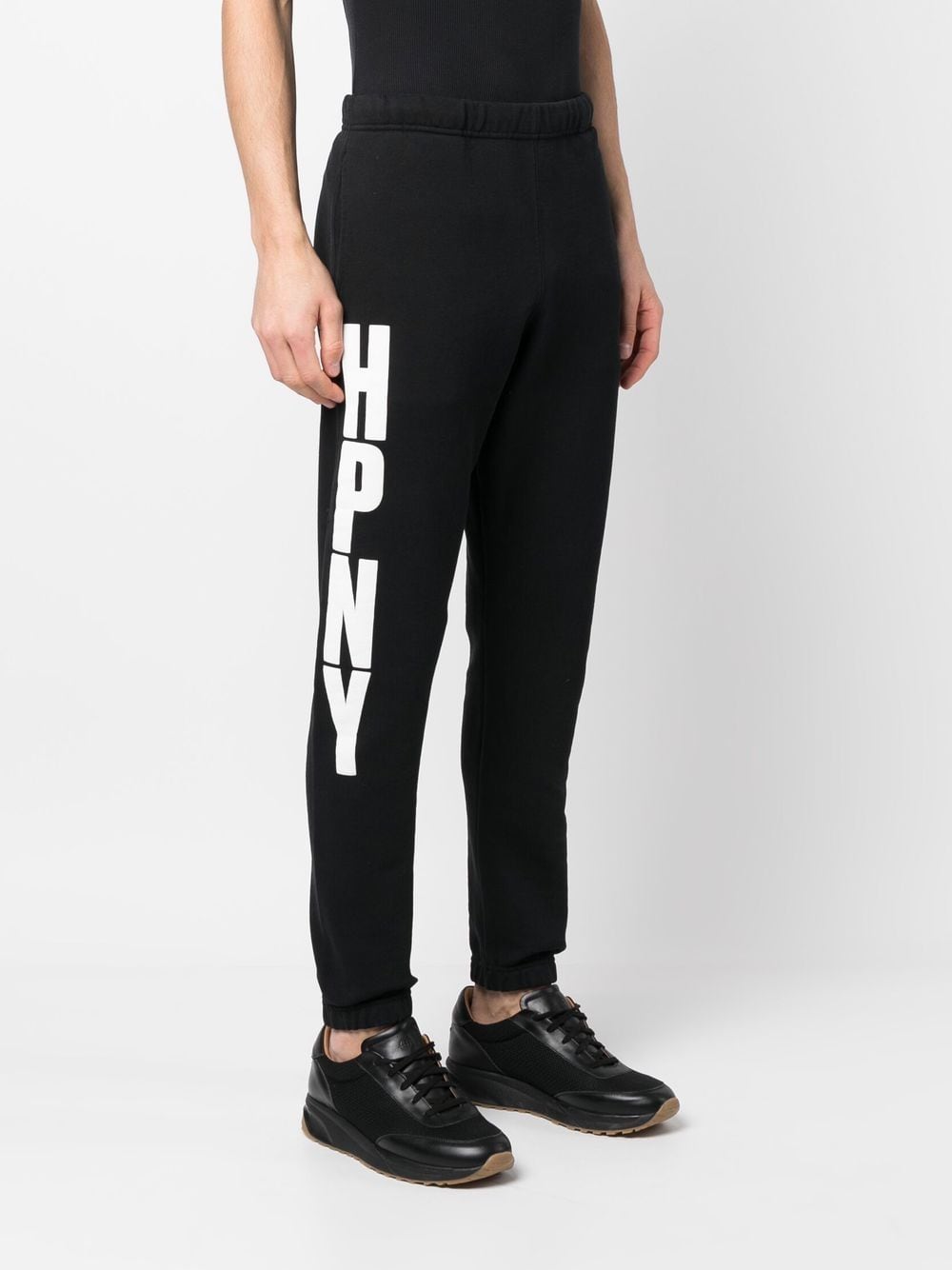 Shop Heron Preston Logo-patch Track Pants In Schwarz