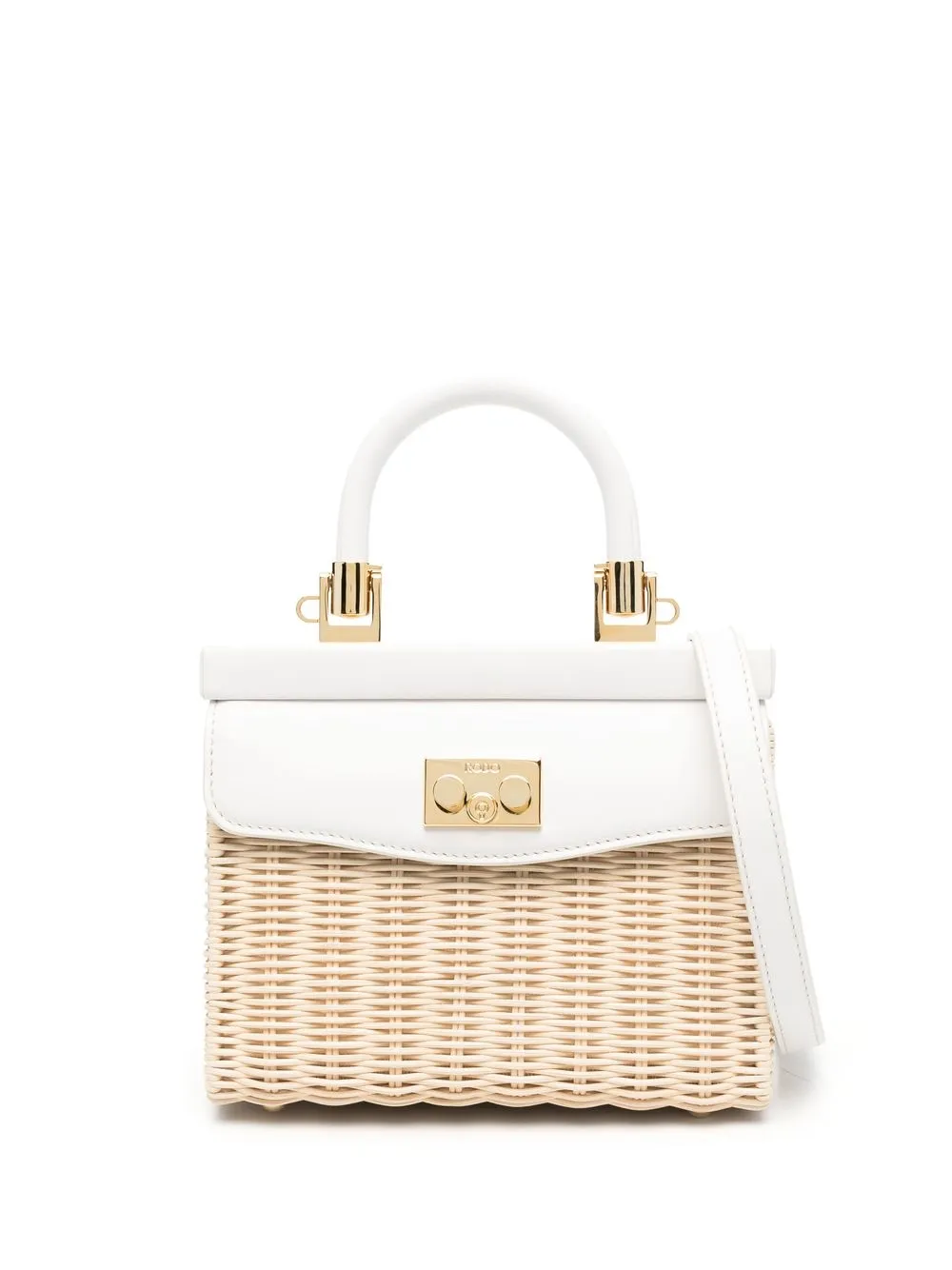 

Rodo small Willow Paris top-handle bag - White