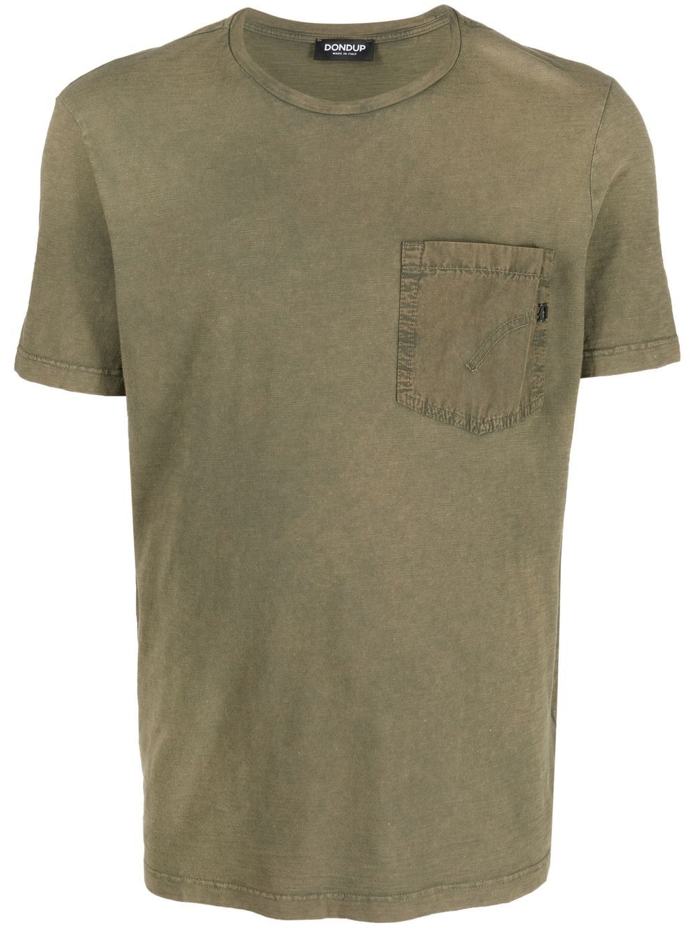 Dondup Chest Pocket T-shirt In Green