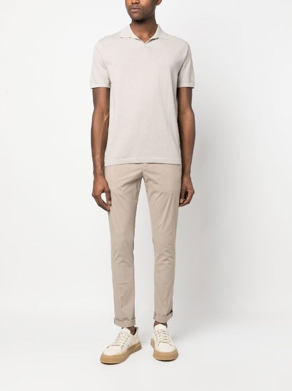 DONDUP Cuffed Hem Chino Trousers - Farfetch