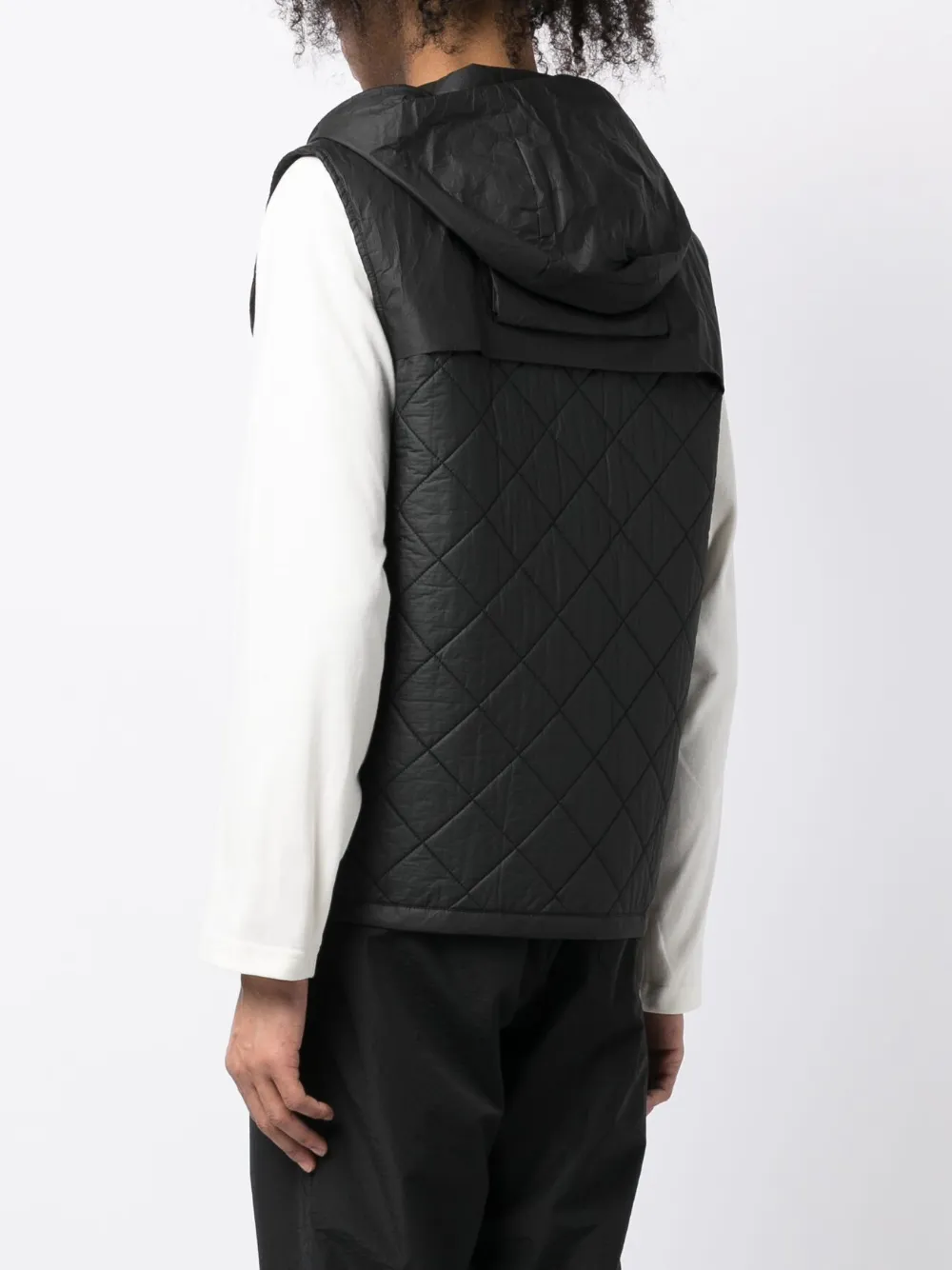 Shop Craig Green Button-up Quilted Gilet In Black