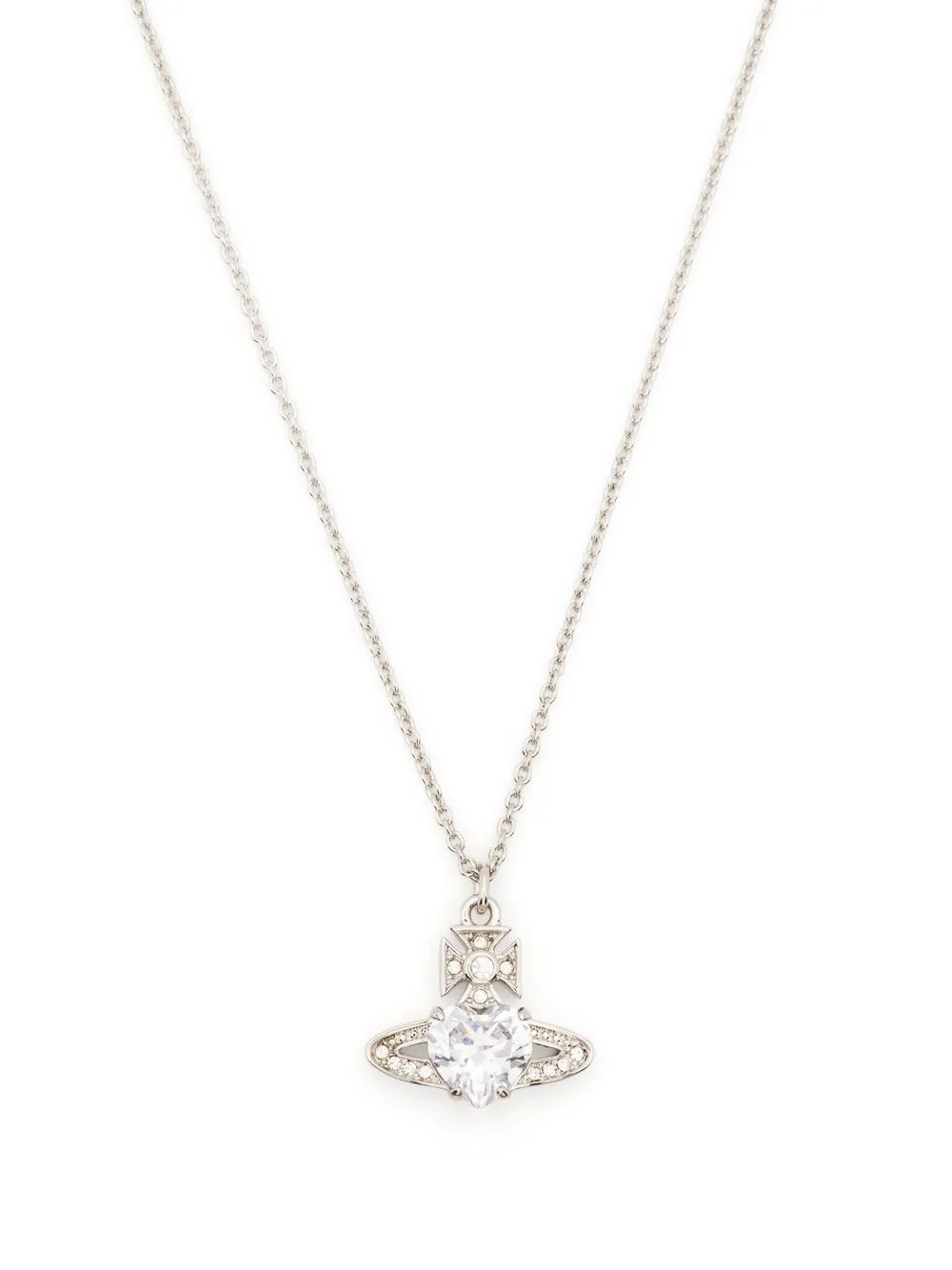 

Vivienne Westwood embellished Orb-charm necklace - Silver